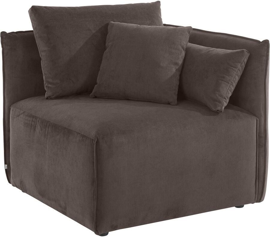 Andas Bank-hoekelement Nöre Modulair om samen te stellen in vele stofkwaliteiten en kleuren (1 stuk) - Foto 2