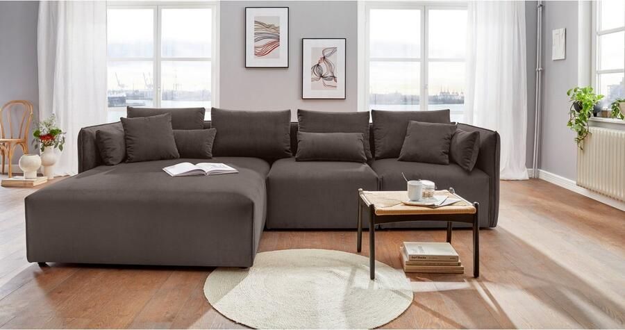 Andas Bank-hoekelement Nöre Modulair om samen te stellen in vele stofkwaliteiten en kleuren (1 stuk) - Foto 8