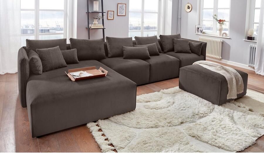 Andas Bank-hoekelement Nöre Modulair om samen te stellen in vele stofkwaliteiten en kleuren (1 stuk) - Foto 7