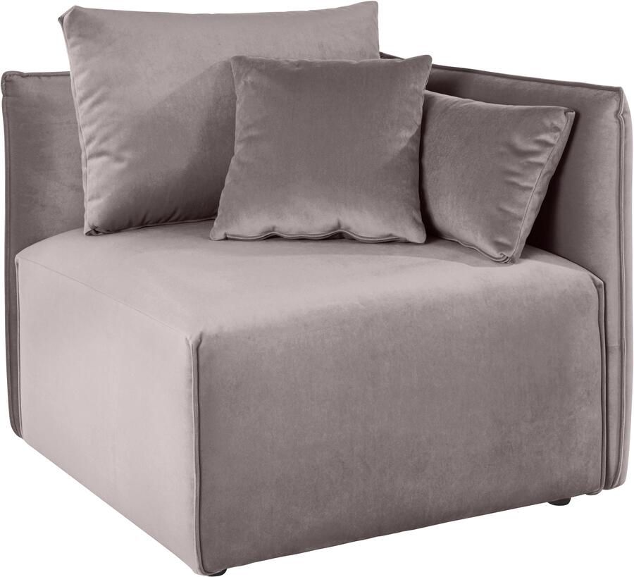 Andas Bank-hoekelement Nöre Modulair om samen te stellen in vele stofkwaliteiten en kleuren (1 stuk) - Foto 3