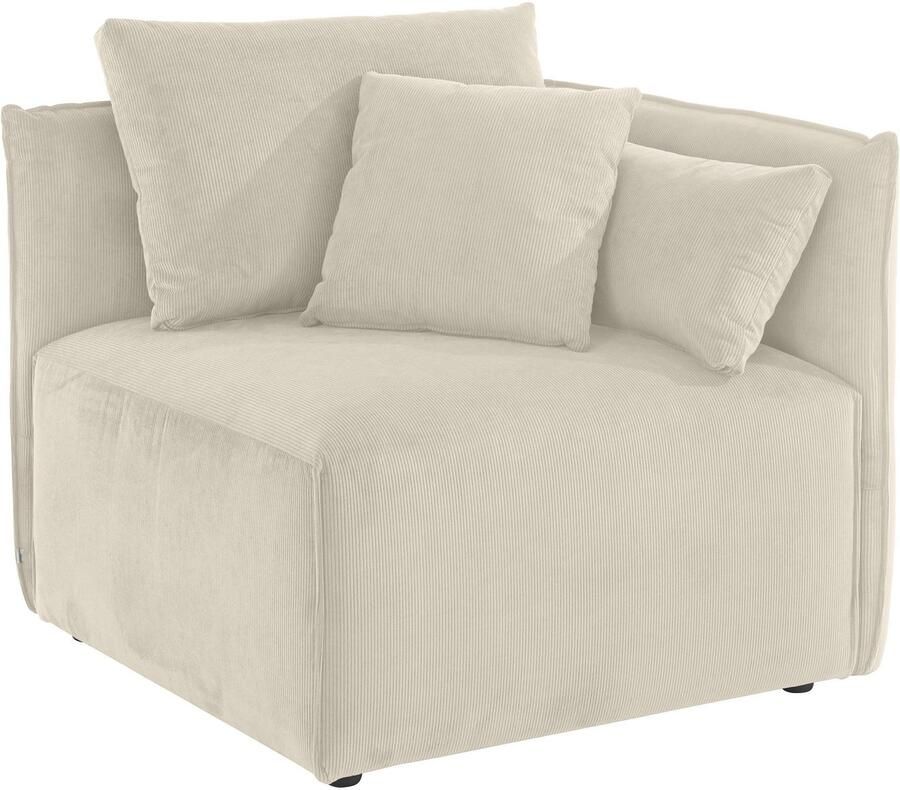 Andas Bank-hoekelement Nöre Modulair om samen te stellen in vele stofkwaliteiten en kleuren (1 stuk) - Foto 2