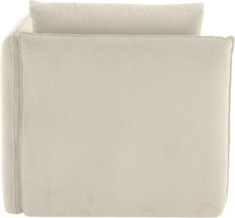 Andas Bank-hoekelement Nöre Modulair om samen te stellen in vele stofkwaliteiten en kleuren (1 stuk)