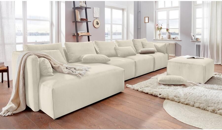 Andas Bank-hoekelement Nöre Modulair om samen te stellen in vele stofkwaliteiten en kleuren (1 stuk) - Foto 6