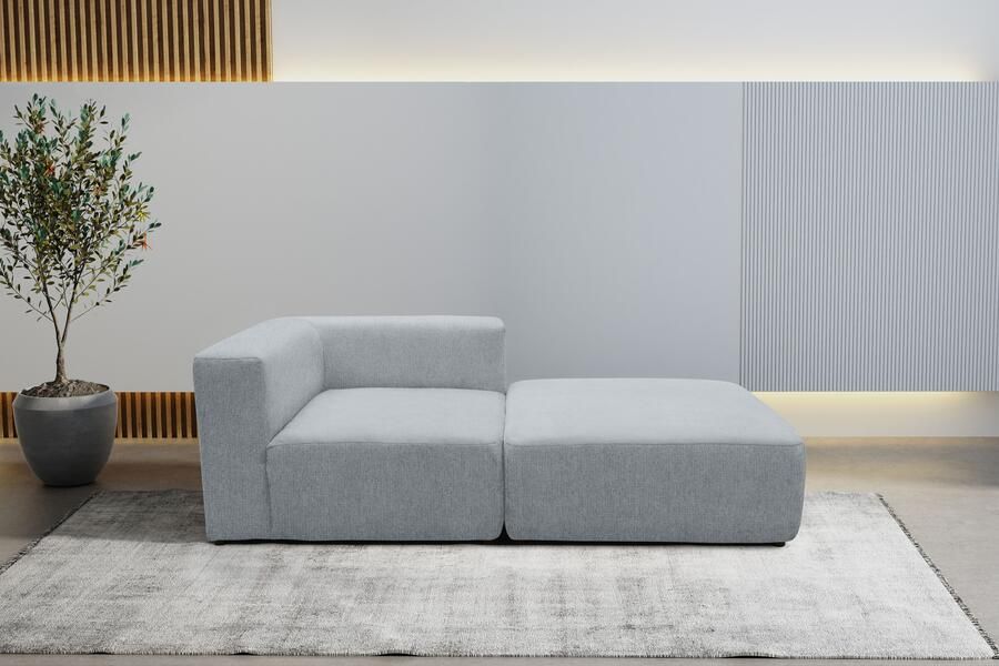 Andas Bank-hoekelement Utvik bestaande uit hoekelement en poef - Foto 6