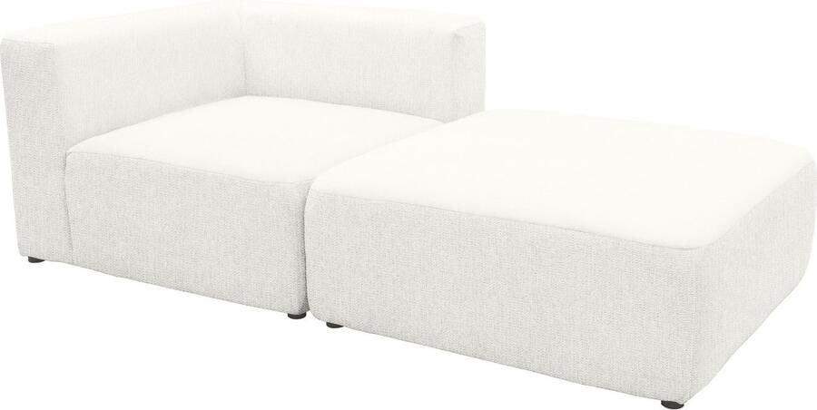 Andas Bank-hoekelement Utvik bestaande uit hoekelement en poef - Foto 3