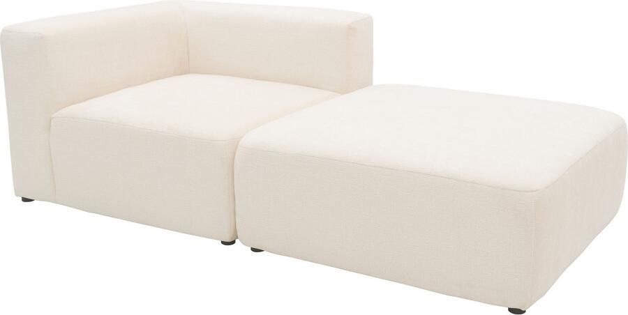 Andas Bank-hoekelement Utvik bestaande uit hoekelement en poef - Foto 3