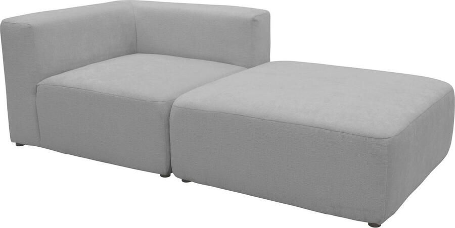 Andas Bank-hoekelement Utvik bestaande uit hoekelement en poef - Foto 3