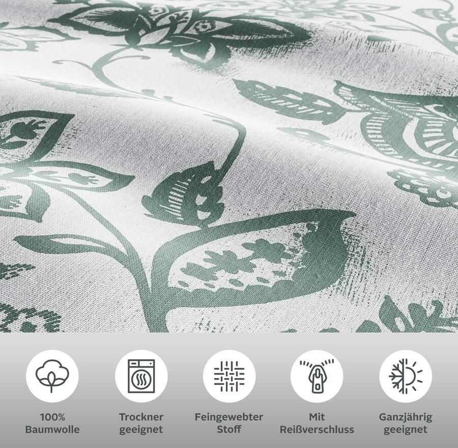 Andas Beddengoed Nordby Bedlinnen van katoen Scandinavisch design vanaf maat 135x200 cm (2-delig) - Foto 2