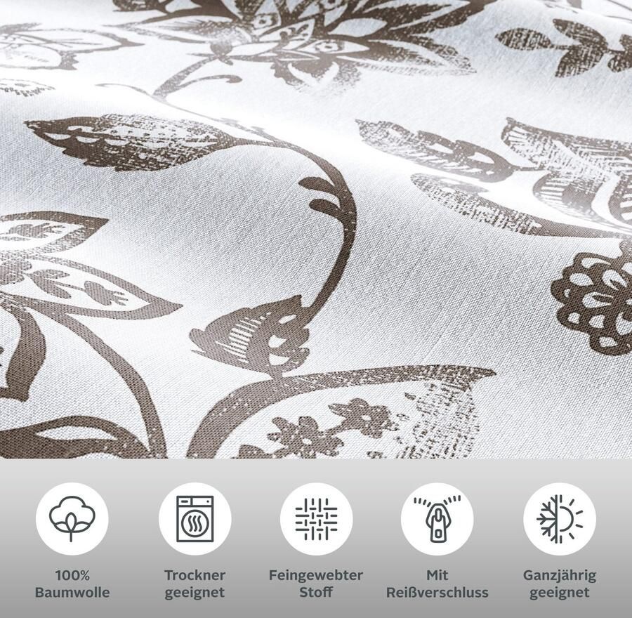 Andas Beddengoed Nordby Bedlinnen van katoen Scandinavisch design vanaf maat 135x200 cm (2-delig) - Foto 2