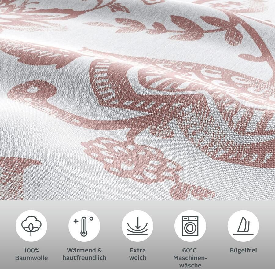 Andas Beddengoed Nordby Bedlinnen van katoen Scandinavisch design vanaf maat 135x200 cm (2-delig) - Foto 2