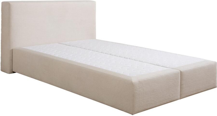 Andas Boxspring Åby In cord bekleding optioneel met en zonder matras verkrijgbaar - Foto 2