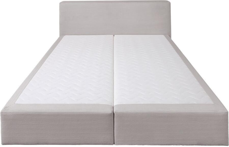 Andas Boxspring Åby In cord bekleding optioneel met en zonder matras verkrijgbaar - Foto 2