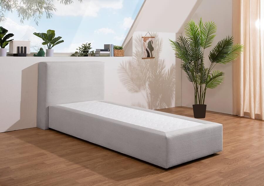 Andas Boxspring Åby In cord bekleding optioneel met en zonder matras verkrijgbaar - Foto 4