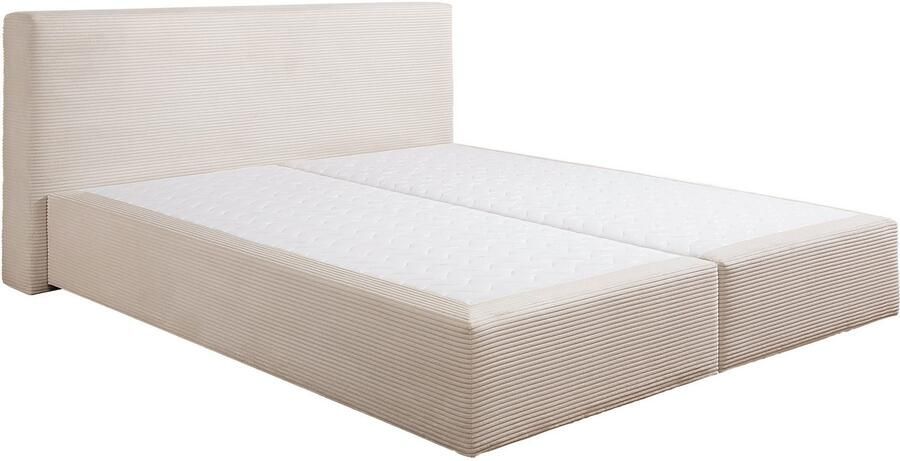 Andas Boxspring Åby In cord bekleding optioneel met en zonder matras verkrijgbaar - Foto 2