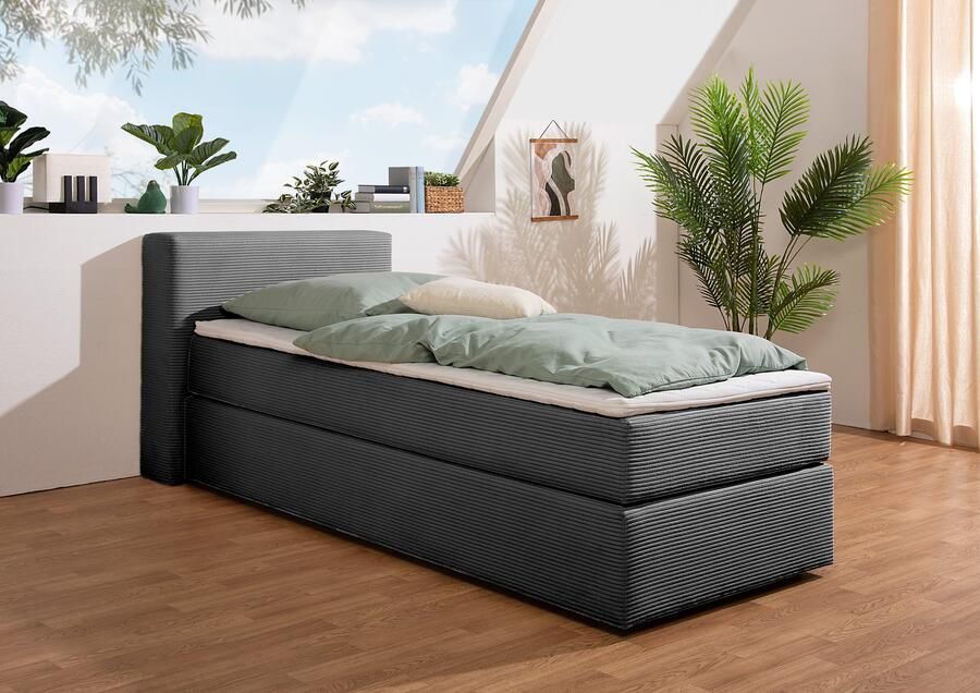 Andas Boxspring Åby In cord bekleding optioneel met en zonder matras verkrijgbaar - Foto 6