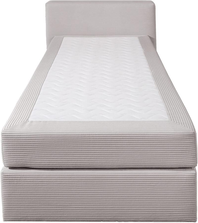 Andas Boxspring Åby In cord bekleding optioneel met en zonder matras verkrijgbaar - Foto 2