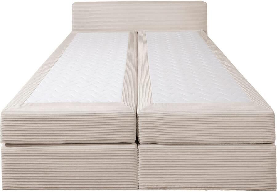 Andas Boxspring Åby In cord bekleding optioneel met en zonder matras verkrijgbaar - Foto 4