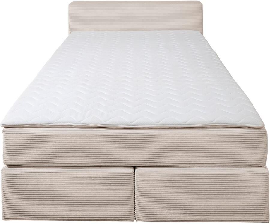 Andas Boxspring Åby In cord bekleding optioneel met en zonder matras verkrijgbaar - Foto 2
