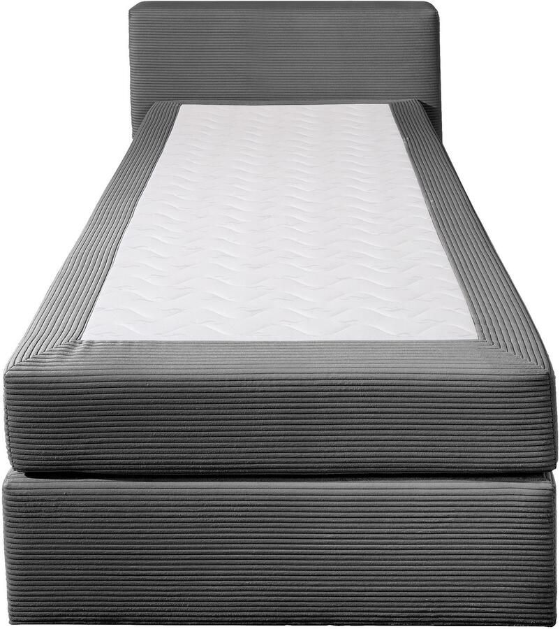 Andas Boxspring Åby In cord bekleding optioneel met en zonder matras verkrijgbaar - Foto 2