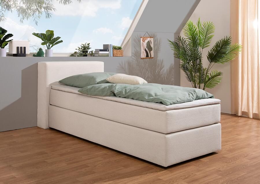 Andas Boxspring Åby In cord bekleding optioneel met en zonder matras verkrijgbaar - Foto 4