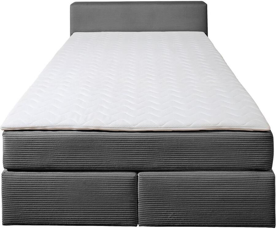 Andas Boxspring Åby In cord bekleding optioneel met en zonder matras verkrijgbaar - Foto 2