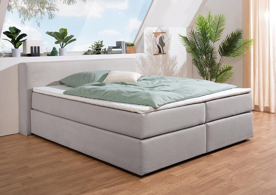 Andas Boxspring Åby In cord bekleding optioneel met en zonder matras verkrijgbaar - Foto 6