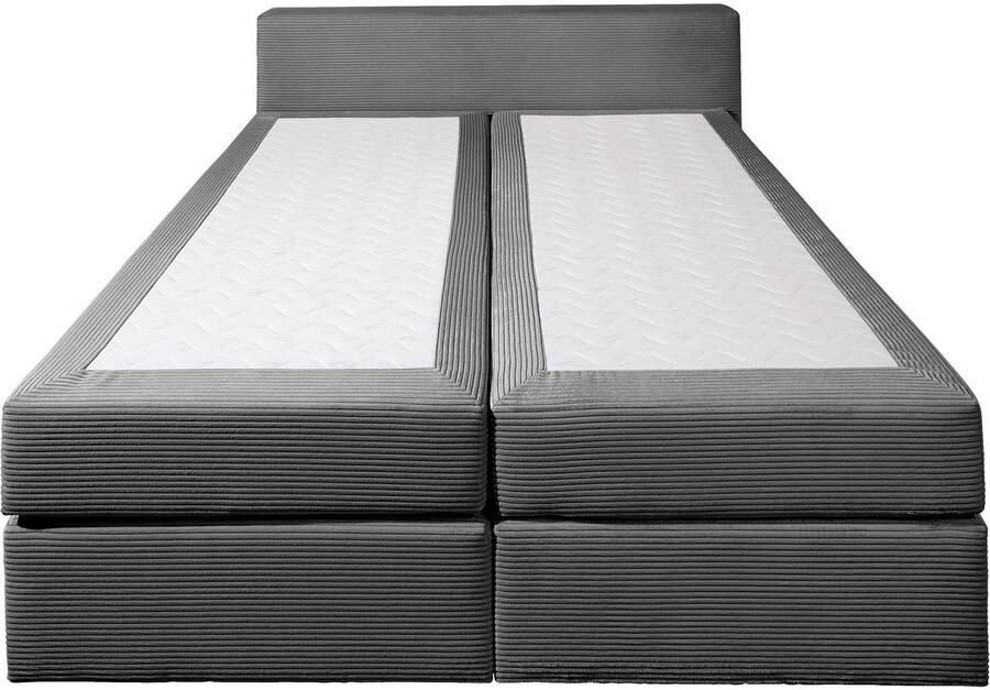 Andas Boxspring Åby In cord bekleding optioneel met en zonder matras verkrijgbaar - Foto 4