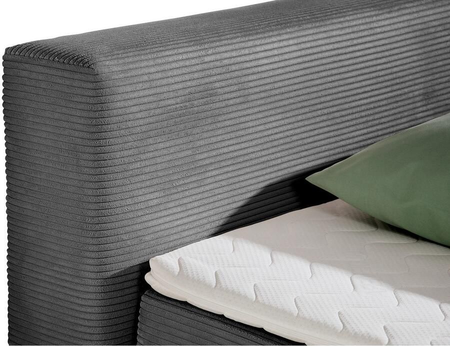 Andas Boxspring Åby In cord bekleding optioneel met en zonder matras verkrijgbaar - Foto 3