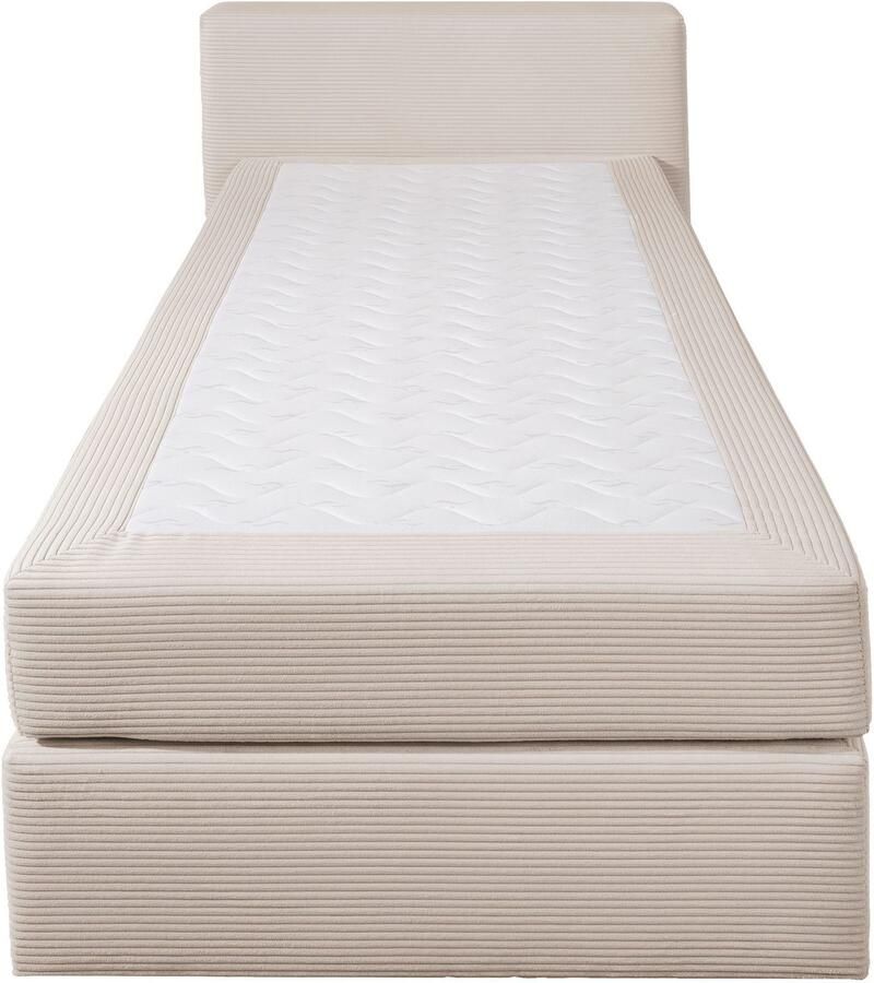 Andas Boxspring Åby In cord bekleding optioneel met en zonder matras verkrijgbaar - Foto 2