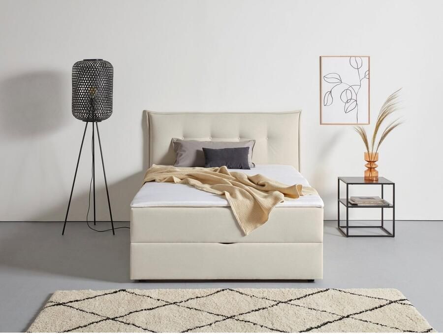 Andas Boxspring Lichtgewicht inclusief bedkist & topmatras in 4 breedten en 2 hardheden - Foto 4