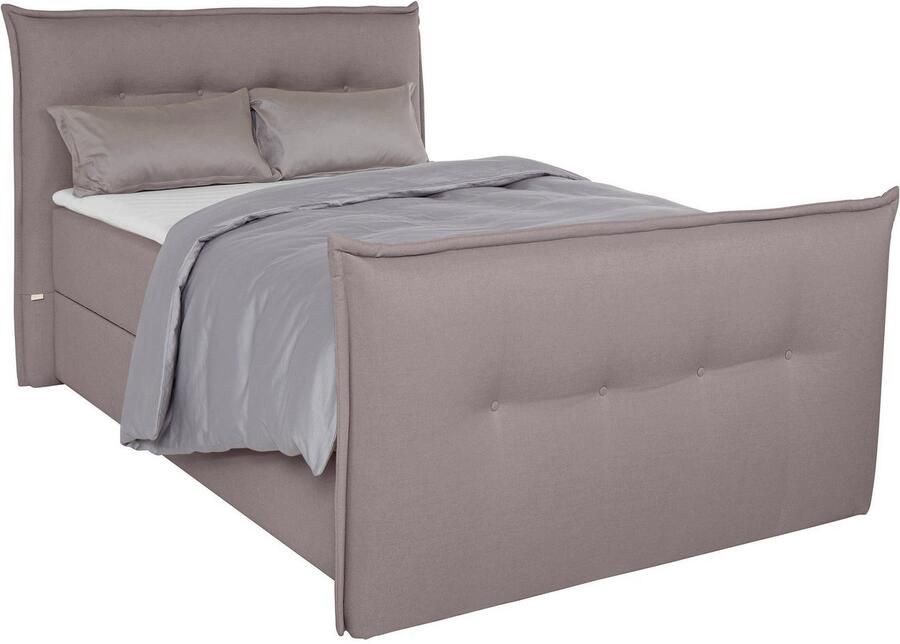 Andas Boxspring Lichtgewicht inclusief voetbord bedkist & topmatras in 4 breedten en 2 hardheden - Foto 5