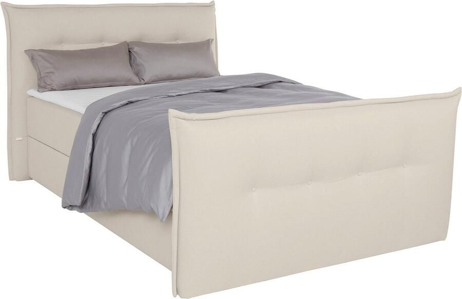 Andas Boxspring Lichtgewicht inclusief voetbord bedkist & topmatras in 4 breedten en 2 hardheden - Foto 7