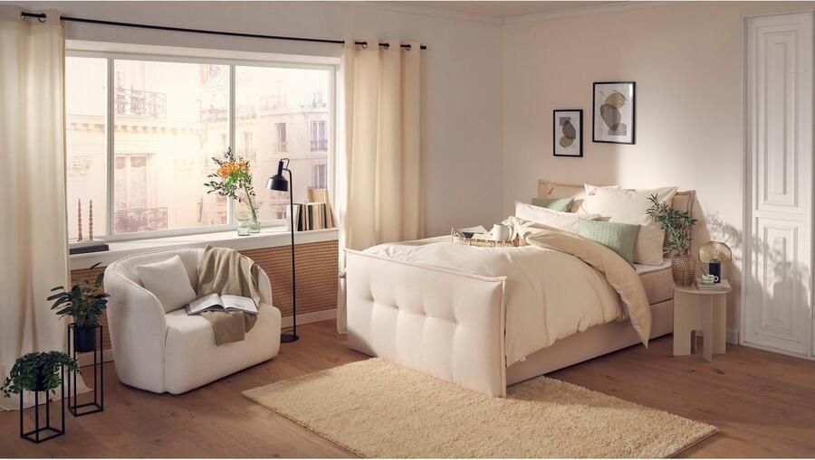 Andas Boxspring Lichtgewicht inclusief voetbord bedkist & topmatras in 4 breedten en 2 hardheden - Foto 8