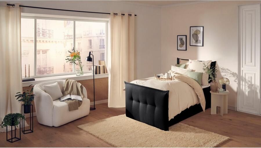 Andas Boxspring Lichtgewicht inclusief voetbord bedkist & topmatras in 4 breedten en 2 hardheden - Foto 7