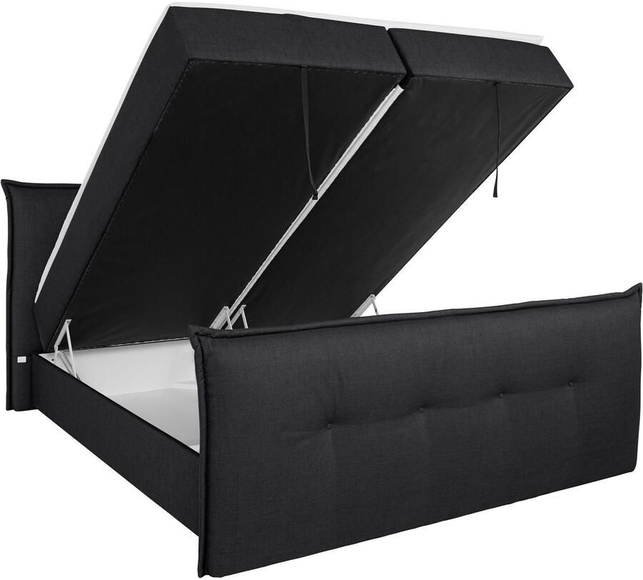 Andas Boxspring Lichtgewicht inclusief voetbord bedkist & topmatras in 4 breedten en 2 hardheden - Foto 2