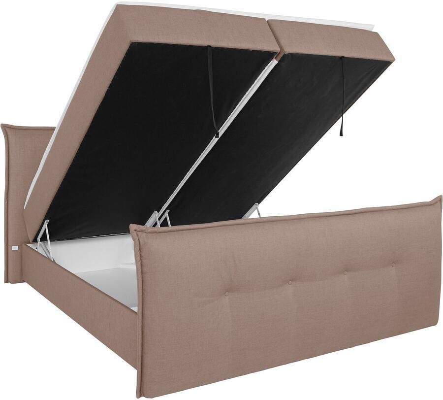 Andas Boxspring Lichtgewicht inclusief voetbord bedkist & topmatras in 4 breedten en 2 hardheden - Foto 2