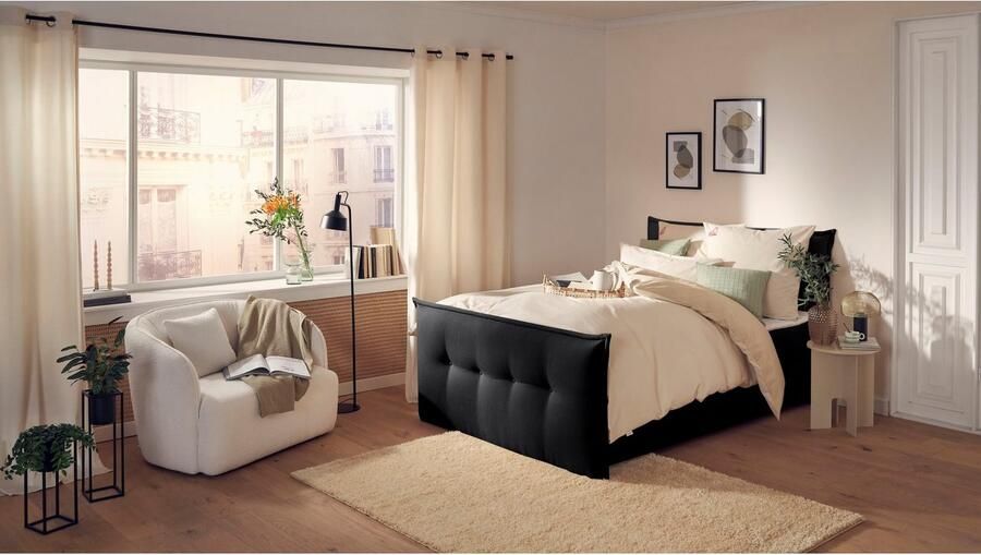 Andas Boxspring Lichtgewicht inclusief voetbord bedkist & topmatras in 4 breedten en 2 hardheden - Foto 7