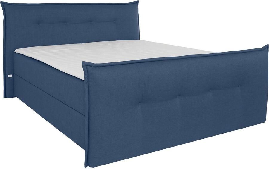 Andas Boxspring Lichtgewicht inclusief voetbord bedkist & topmatras in 4 breedten en 2 hardheden