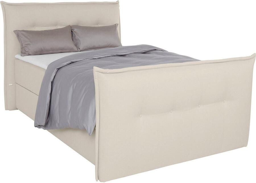 Andas Boxspring Lichtgewicht inclusief voetbord bedkist & topmatras in 4 breedten en 2 hardheden - Foto 4