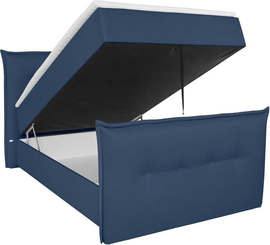 Andas Boxspring Lichtgewicht inclusief voetbord bedkist & topmatras in 4 breedten en 2 hardheden - Foto 2