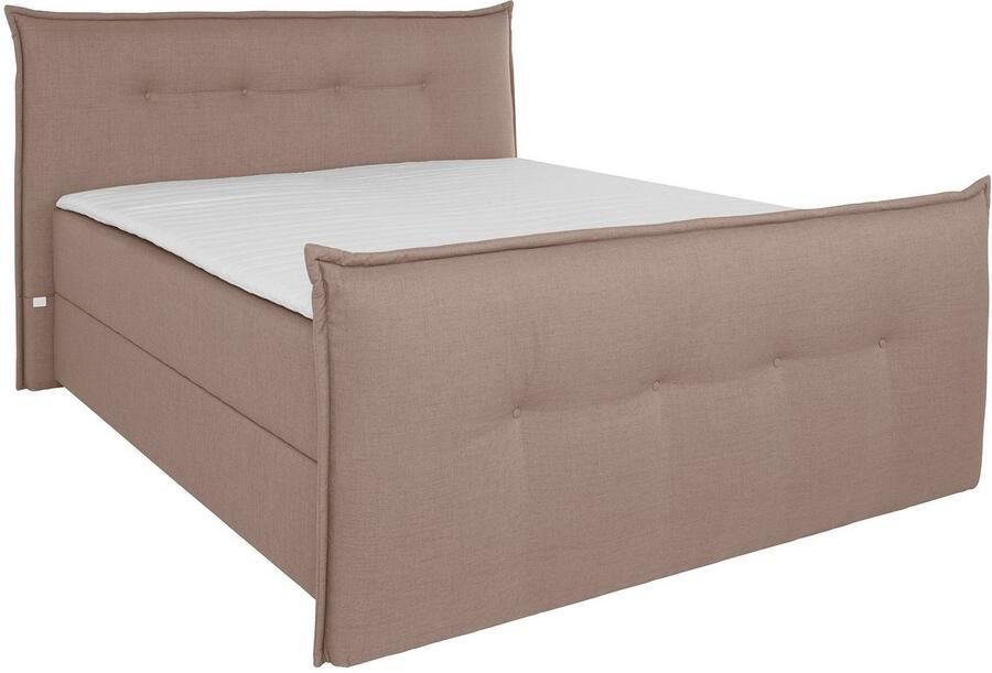 Andas Boxspring Lichtgewicht inclusief voetbord bedkist & topmatras in 4 breedten en 2 hardheden - Foto 3