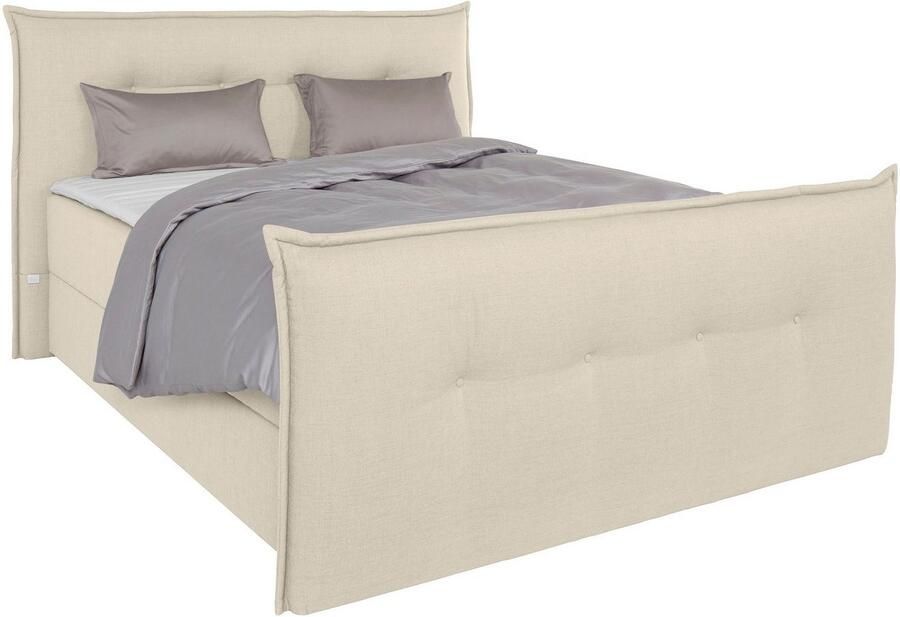 Andas Boxspring Lichtgewicht inclusief voetbord bedkist & topmatras in 4 breedten en 2 hardheden - Foto 4
