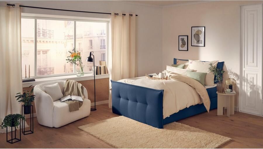 Andas Boxspring Lichtgewicht inclusief voetbord bedkist & topmatras in 4 breedten en 2 hardheden - Foto 7