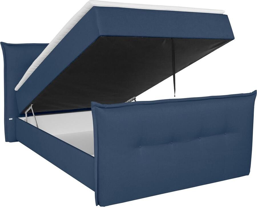 Andas Boxspring Lichtgewicht inclusief voetbord bedkist & topmatras in 4 breedten en 2 hardheden - Foto 2