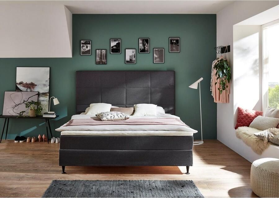 Andas Boxspring Linja met hotelbed-karakter comfort-lighoogte en topmatras inclusief - Foto 4