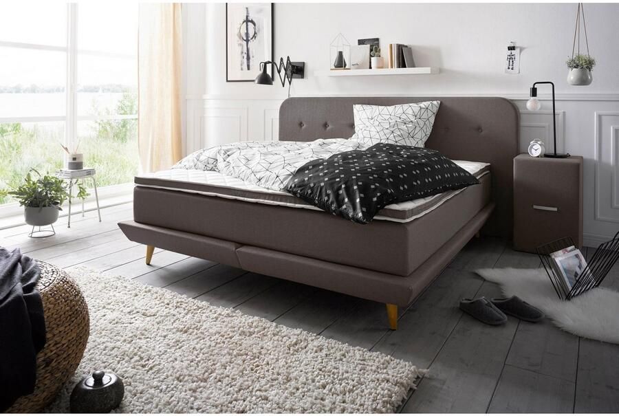 Andas Boxspring Premium Stiksels met capitonnage incl. topmatras - Foto 3
