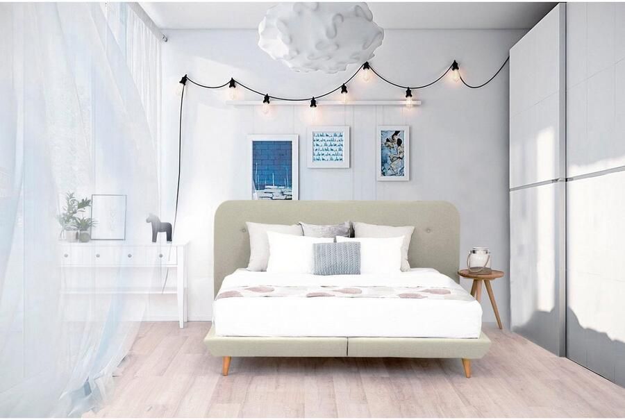 Andas Boxspring Premium Stiksels met capitonnage incl. topmatras