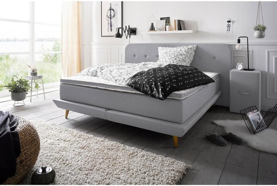 Andas Boxspring Premium Stiksels met capitonnage incl. topmatras - Foto 2