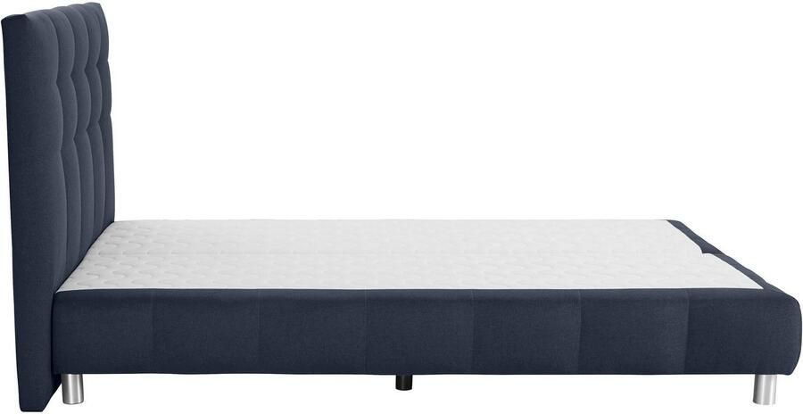 Andas Boxspring Salo XXL in fluwelige look of structuurstof 6 breedten in extra lang 220 cm 4 hardheden - Foto 8