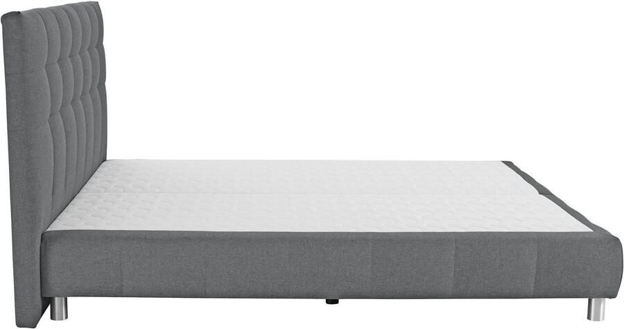 Andas Boxspring Salo XXL in fluwelige look of structuurstof 6 breedten in extra lang 220 cm 4 hardheden - Foto 8